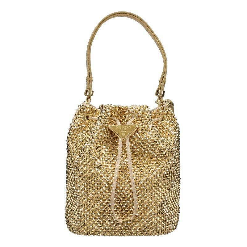PRADA オルゴール　未使用 プラダ PRADA ショルダーバッグ レディース ゴールド 1BE067 V