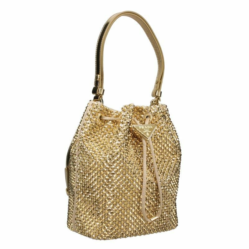 プラダ PRADA ショルダーバッグ レディース ゴールド 1BE067 V OOO 2AWL F0522 PLATINO