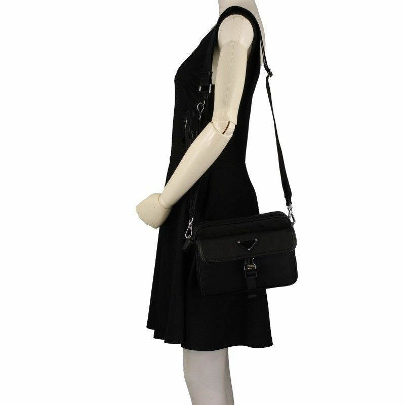 プラダ PRADA ショルダーバッグ レディース ブラック 2VH133 V XMP 2DMH F0002 NERO