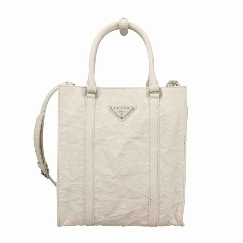 プラダ PRADA ショルダーバッグ レディース ロゴ ホワイト 1BG458 MOO UVL F0009 BIANCO