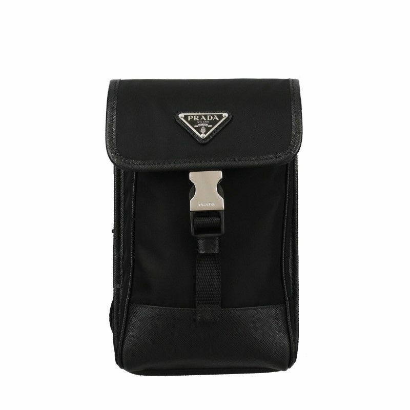 プラダ PRADA ショルダーバッグ スマートフォンケース ブラック 2ZH109 2DMH F0002 NERO