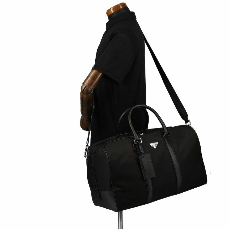 プラダ PRADA ボストンバッグ メンズ ブラック 2VC014 V XOO