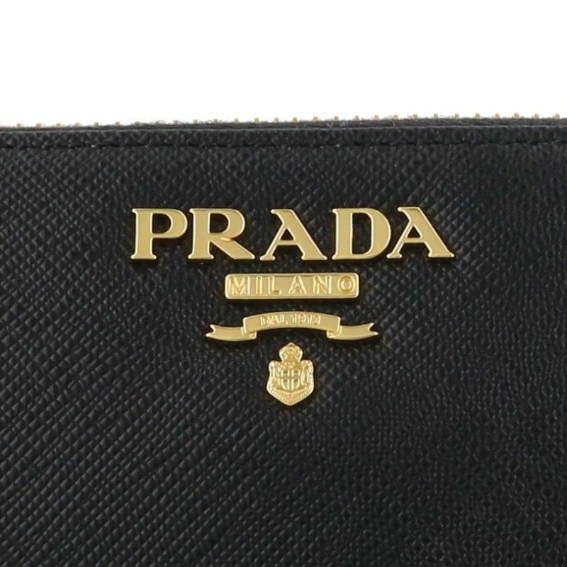 PRADA プラダ 長財布 レディース ブラック 1ML506 QWA F0002 NERO