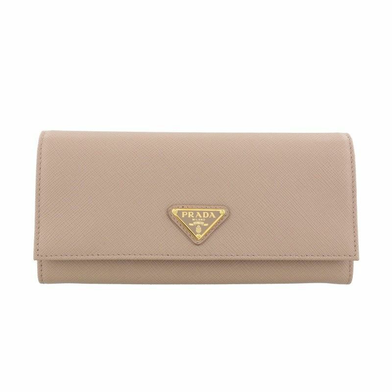 プラダ PRADA 長財布 レディース SAFFIANO TRIANGOLO ベージュ 1MH132 QHH F0236 CIPRIA | GINZA  LoveLove（ラブラブ）