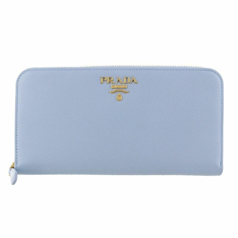 プラダ PRADA 長財布 レディース ブルー 1ML506 QWA F0076 CELESTE