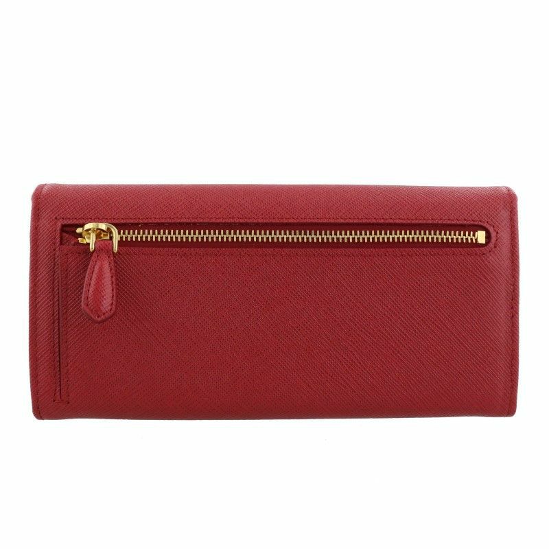 プラダ PRADA 長財布 レディース レッド 1MH132 QWA F068Z FUOCO 