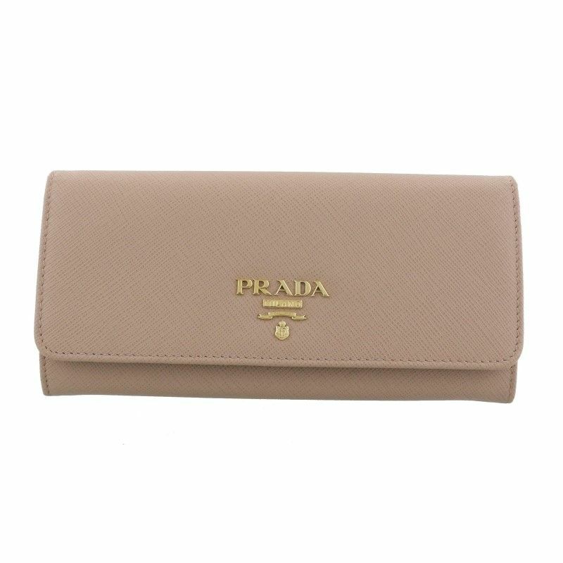 プラダ 長財布 レディース SAFFIANO METAL ORO サフィアーノメタル 