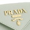 PRADA プラダ 三つ折り財布 レディース グリーン 1MH021 QWA F0934 ACQUA