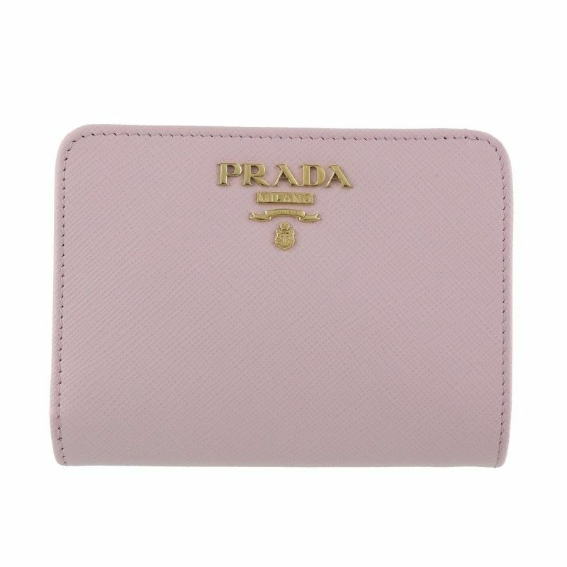 PRADA プラダ 二つ折り財布 レディース ピンク 1ML018 QWA F0E18 ALABASTRO