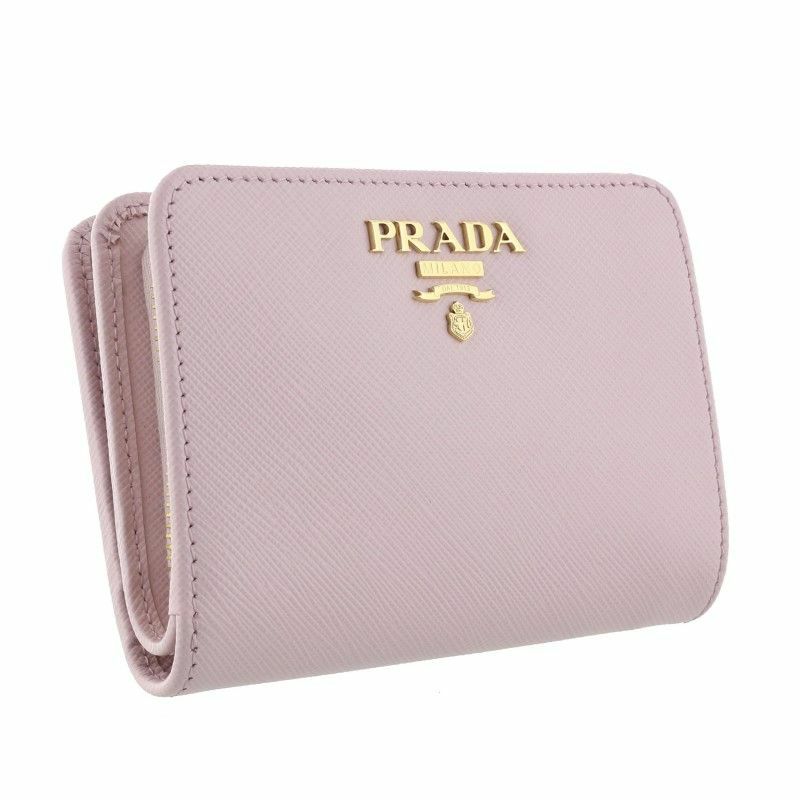 PRADA プラダ 二つ折り財布 レディース ピンク 1ML018 QWA F0E18