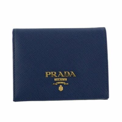 プラダ PRADA 二つ折り財布 レディース ブラック 1ML225 QWA F0002