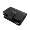 プラダ PRADA 二つ折り財布 レディース SAFFIANO TAB ブラック 1ML018 2DYG F0002 NERO