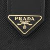 プラダ PRADA 二つ折り財布 レディース SAFFIANO TAB ブラック 1ML018 2DYG F0002 NERO