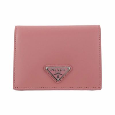 【安い得価】良品 プラダ 財布 ピンク A0300877 小物