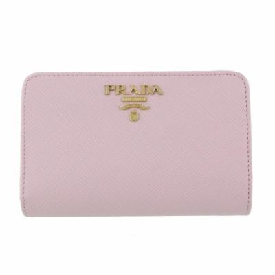 プラダ PRADA 二つ折り財布 レディース ピンクベージュ 1ML225 QWA