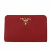 プラダ PRADA 二つ折り財布 レディース レッド 1ML225 QWA F068Z FUOCO