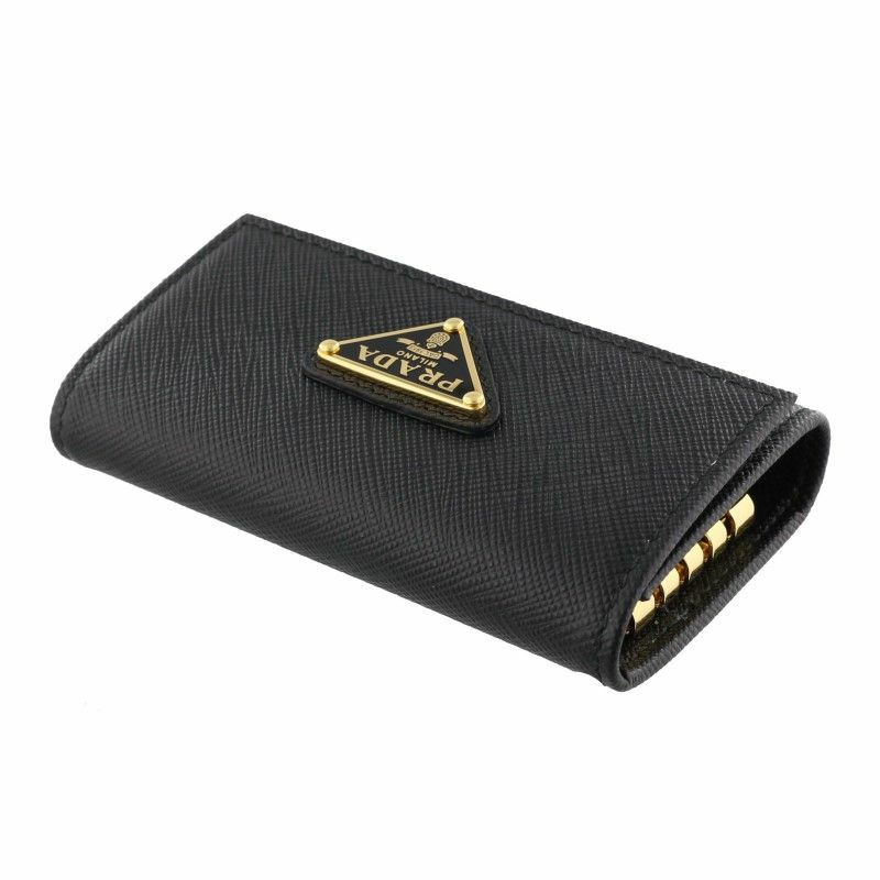 PRADA プラダ キーケース レディース ブラック 1PG004 QHH F0002
