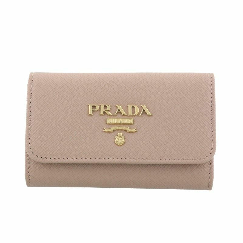 プラダ PRADA キーケース レディース ピンクベージュ 1PG004 QWA 