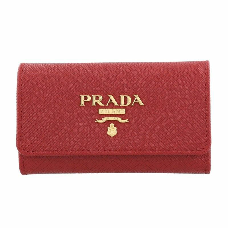プラダ PRADA キーケース レディース レッド 1PG004 QWA F068Z FUOCO