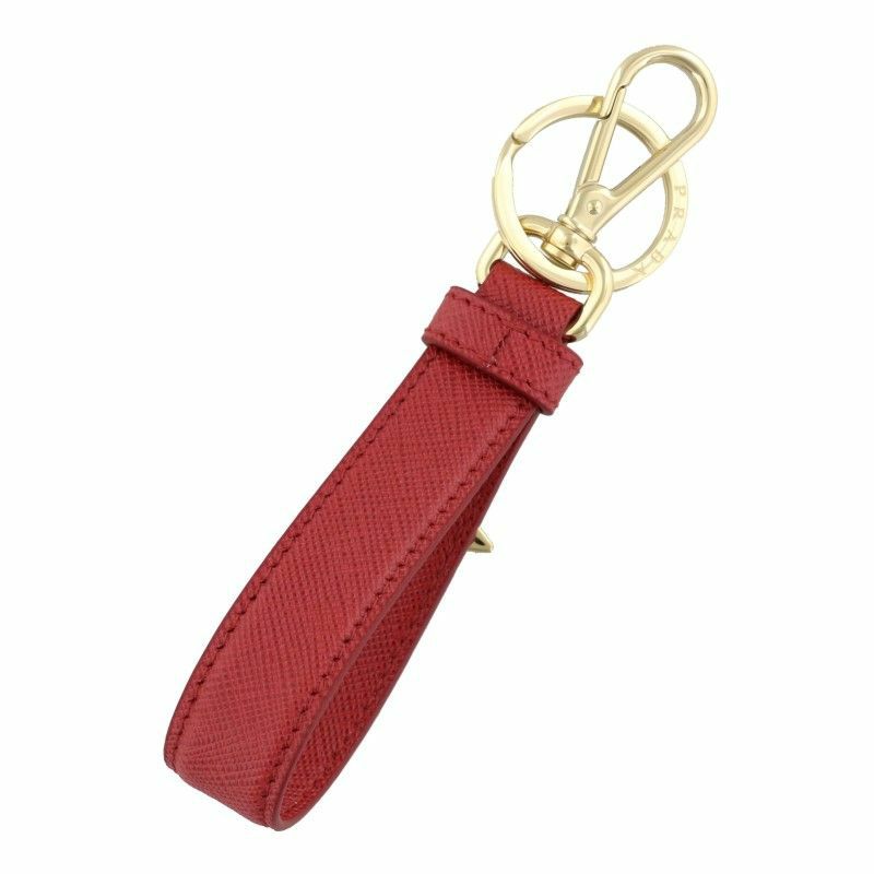 PRADA どけ ジャグラーキーホルダー レッド/ブラック