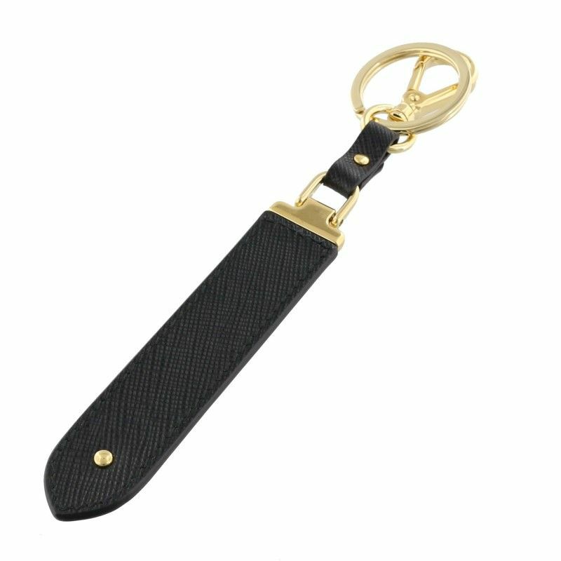 プラダ PRADA キーリング レディース SAFFIANO ブラック 1PP067 053  
