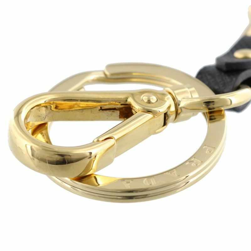 ❤️ららぷ専用商品❤️ プラダ PRADA キーリング レディース SAFFIANO ブラック 1PP067