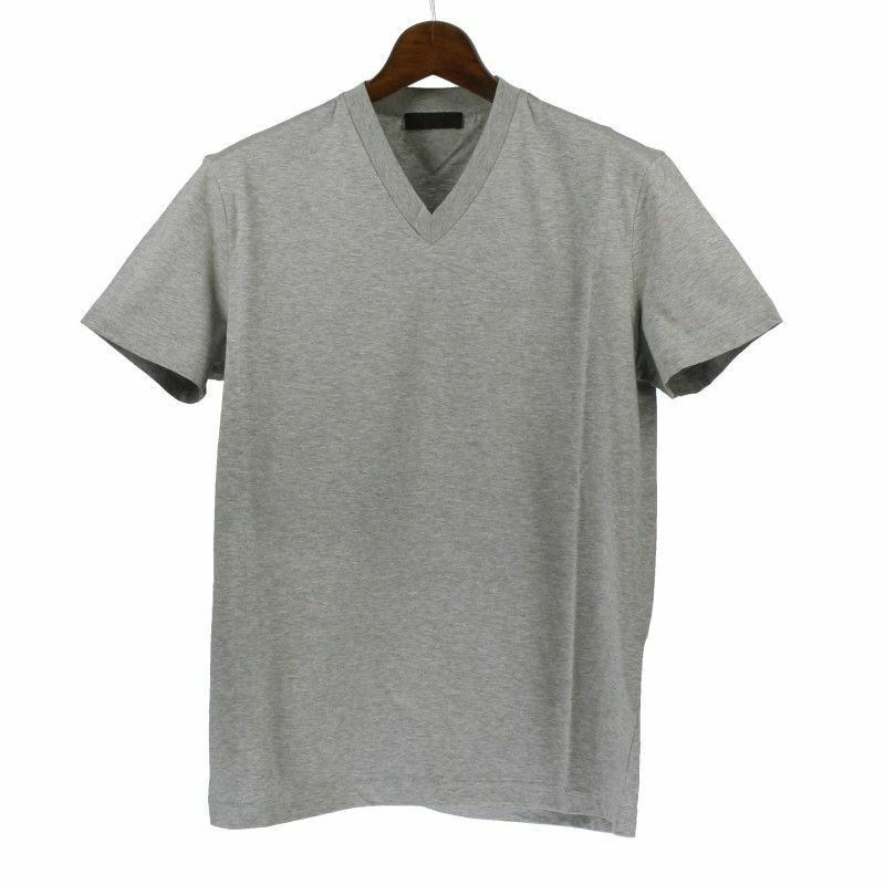 プラダ PRADA Tシャツ 3枚セット メンズ Mサイズ グレー UJM493 ILK S 