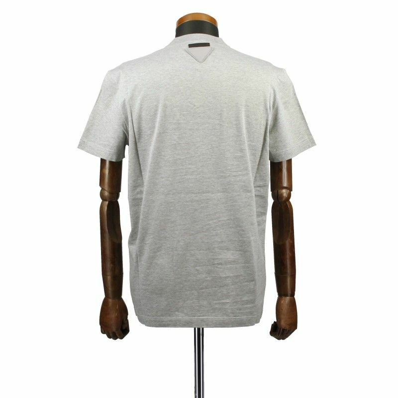 プラダ PRADA Tシャツ 3枚セット メンズ Mサイズ グレー UJM493 ILK S 