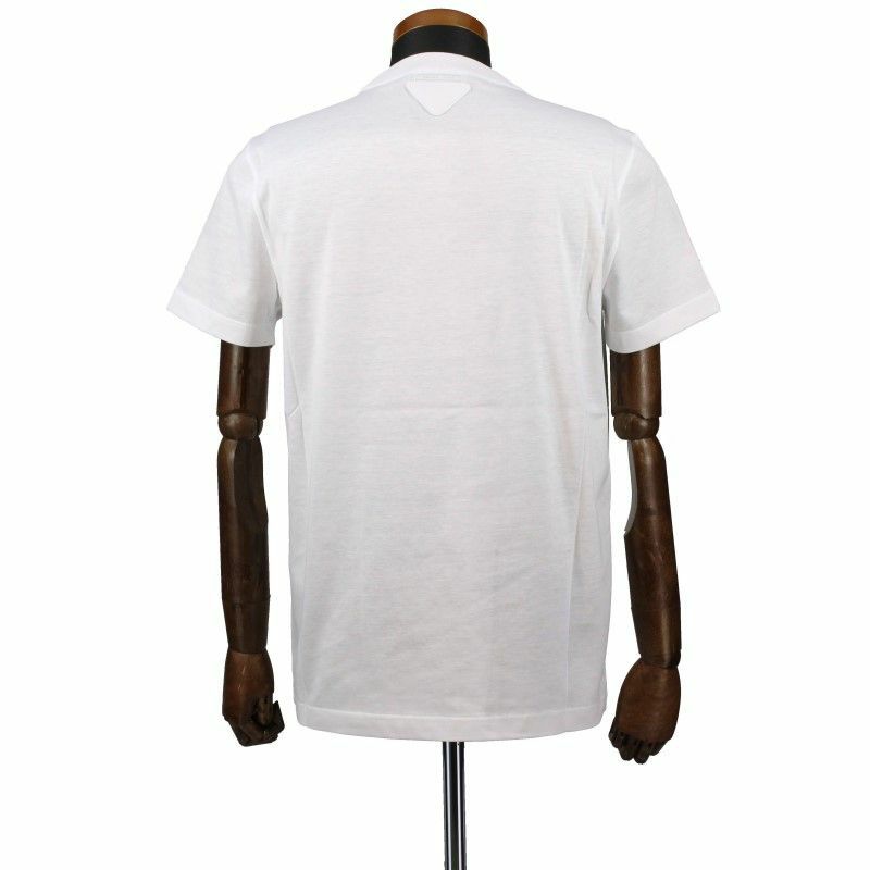 プラダ PRADA Tシャツ メンズ JERSEY ホワイト Mサイズ UJM492 S 221 11CD F0009 BIANCO