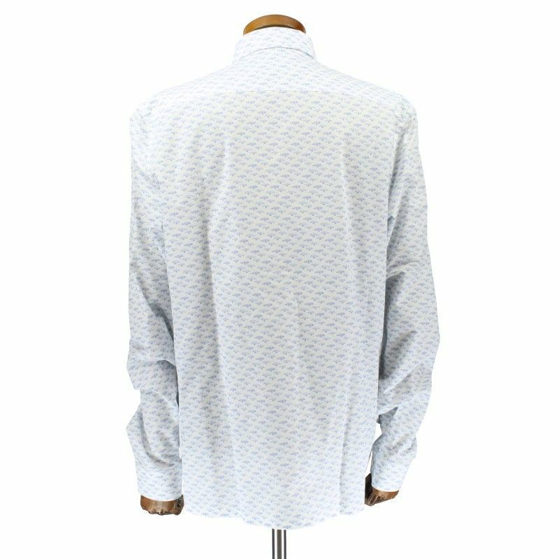 プラダ PRADA シャツ メンズ Mサイズ ブルー UCN123 1VYN S 192 F0076 CELESTE