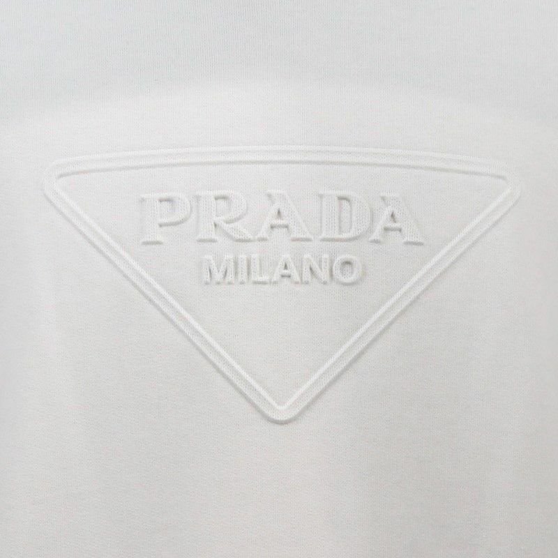 プラダ PRADA パーカー メンズ Lサイズ ホワイト UJL185 S 211 1ZX4