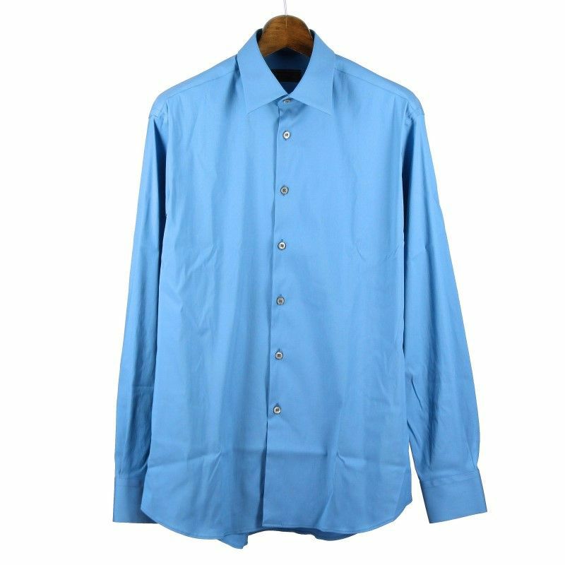 プラダ PRADA ワイシャツ メンズ サイズ39 ブルー UCM473 F62 F0013 