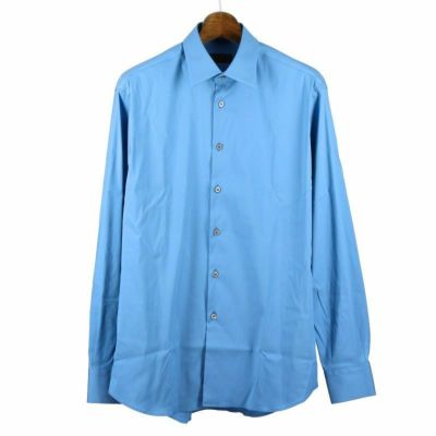 プラダ PRADA ワイシャツ メンズ サイズ39 ブルー UCM473 F62 F0013 AZZURRO | GINZA  LoveLove（ラブラブ）