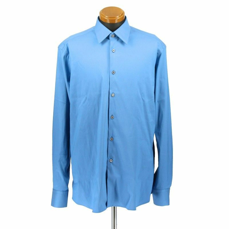 プラダ PRADA ワイシャツ メンズ サイズ39 ブルー UCM473 F62 F0013