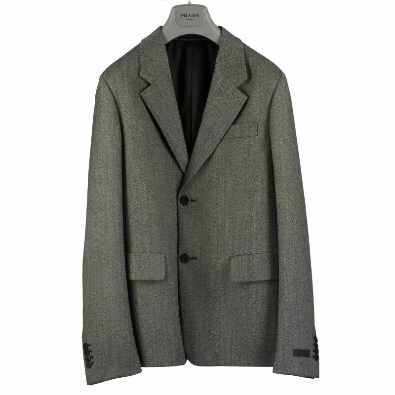 プラダ PRADA ジャケット メンズ サイズ48 グレー UGM118 0R9 S 202 