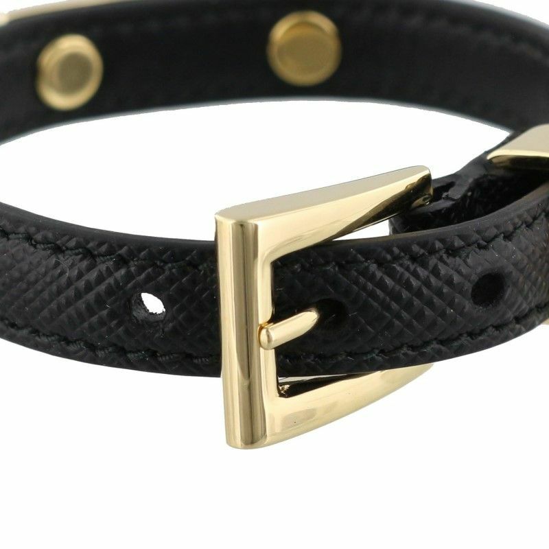 プラダ PRADA ブレスレット レディース SAFFIANO ブラック 1IB269 053  
