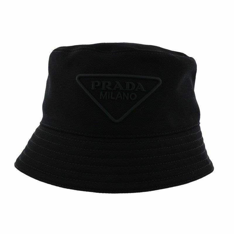 プラダ PRADA バケットハット メンズ レディース ブラック 2HC137 2FMB 