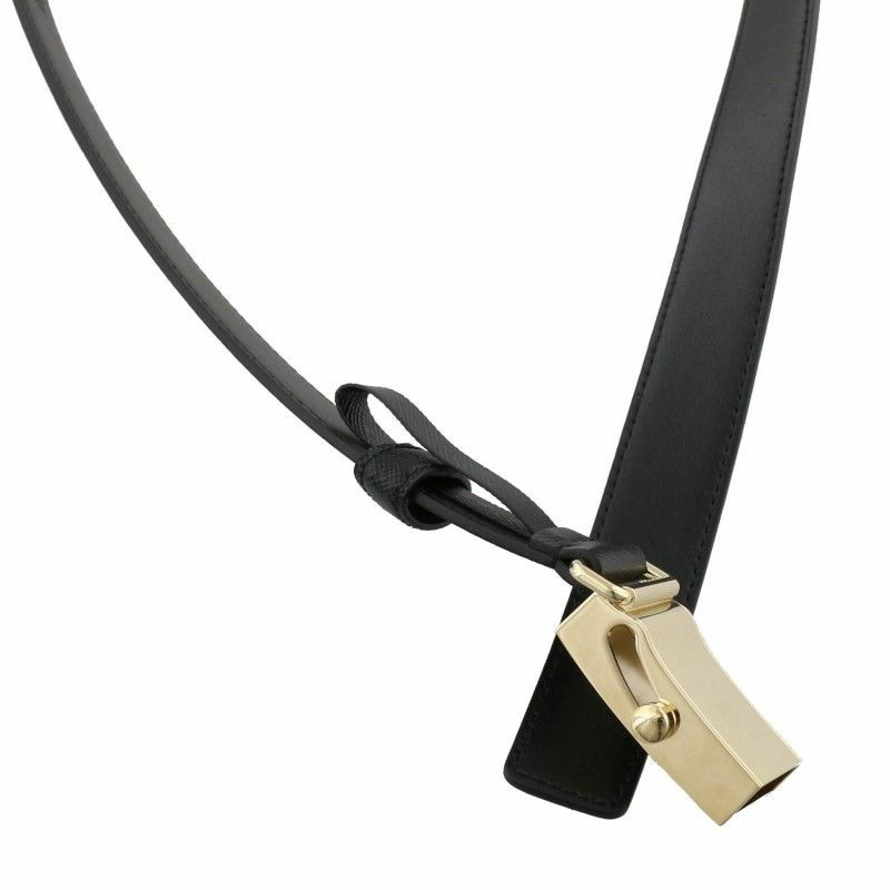 プラダ PRADA ベルト レディース 75 ブラック 1CC476 053 F0002 NERO 