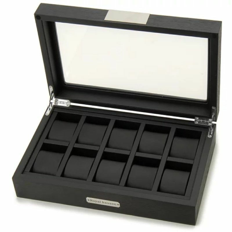 Royal hausen ロイヤルハウゼン ウォッチケース 腕時計収納ケース 10本収納 GC02-SP-10 ブラック