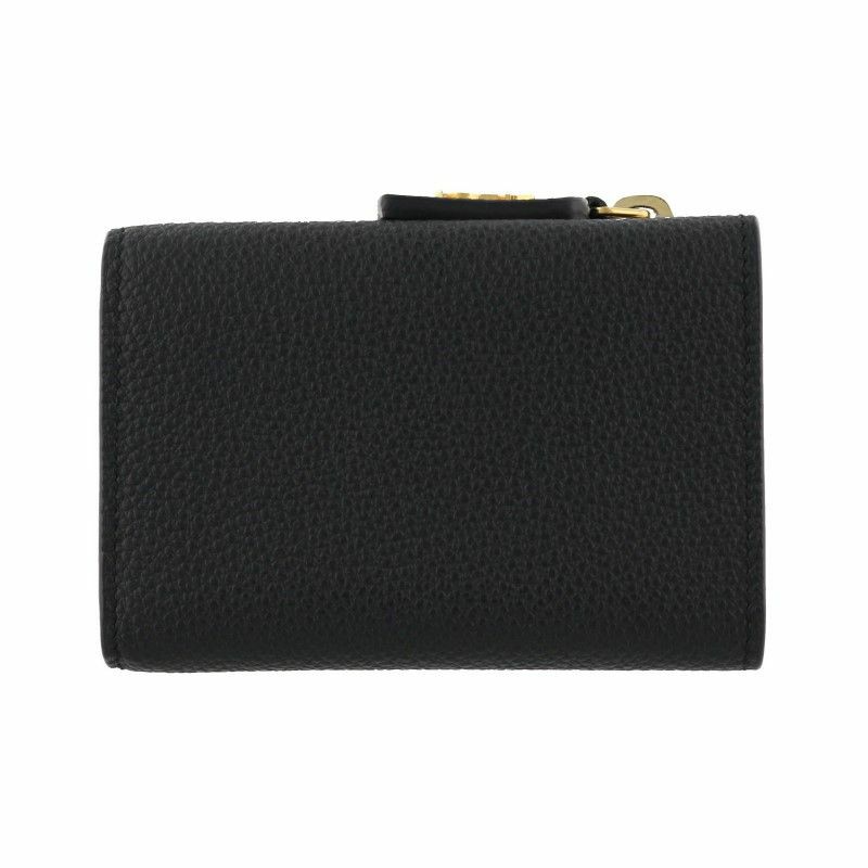 SAINT LAURENT PARIS サンローラン パリ 三つ折り財布 レディース ブラック 607925 B680N 1000