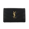 SAINT LAURENT PARIS サンローラン パリ 三つ折り財布 レディース ブラック 668274 BOWA1 1000 NOIR
