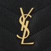 SAINT LAURENT PARIS サンローラン パリ 三つ折り財布 レディース ブラック 668274 BOWA1 1000 NOIR