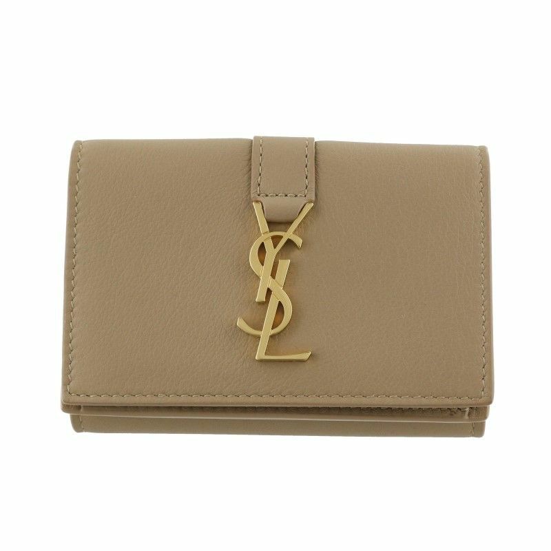 SAINT LAURENT PARIS サンローラン パリ 三つ折り財布 レディース 