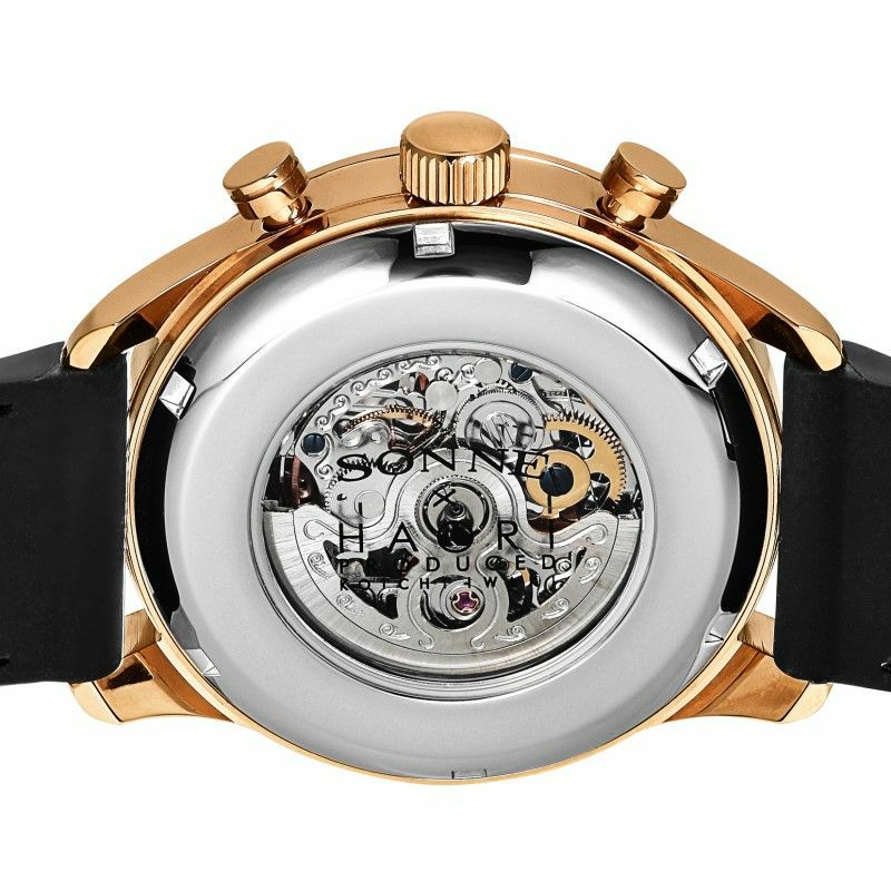 SONNE ゾンネ 腕時計 メンズ ブラック H022PG-BK