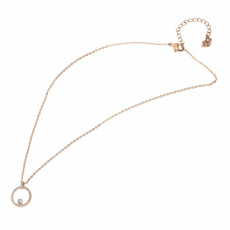 スワロフスキー SWAROVSKI ネックレス ラインストーン ローズゴールド 5202446