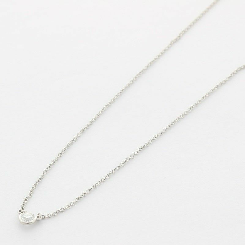 Tiffany&Co. ティファニー ネックレス レディース バイザヤード 11447856 プラチナ 0.14カラット