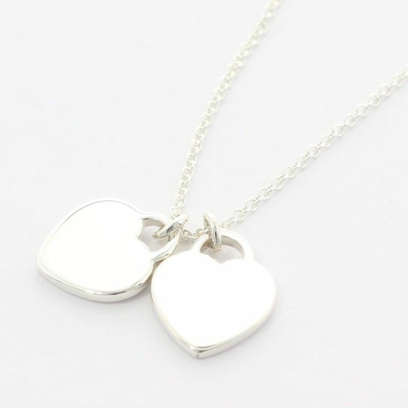 ティファニー Tiffany&Co. ネックレス レディース RTTダブルハートミニ 63520594