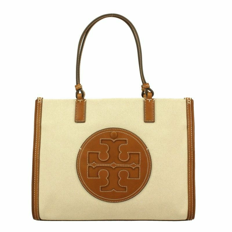 TORY BURCH トリーバーチ トートバッグ レディース SMALL ELLA CANVAS TOTE ブラウン 88607 928