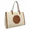 トリーバーチ TORY BURCH トートバッグ レディース ブラウン 87355 928 NATURAL/CLASSIC CUOIO