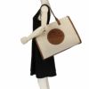 トリーバーチ TORY BURCH トートバッグ レディース ブラウン 87355 928 NATURAL/CLASSIC CUOIO